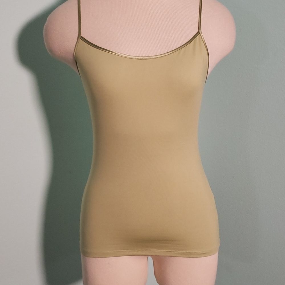 Ellen Tracy green‎ tank top, size small. Beautiful fabric.